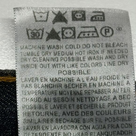 Levis 505 Jeans Mens 40X30 Blue Straight Leg Dark Wash Workwear Casual - Picture 11 of 12